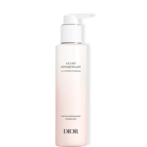 lait tendre démaquillant dior|lait démaquillant au nymphéa purifiant .